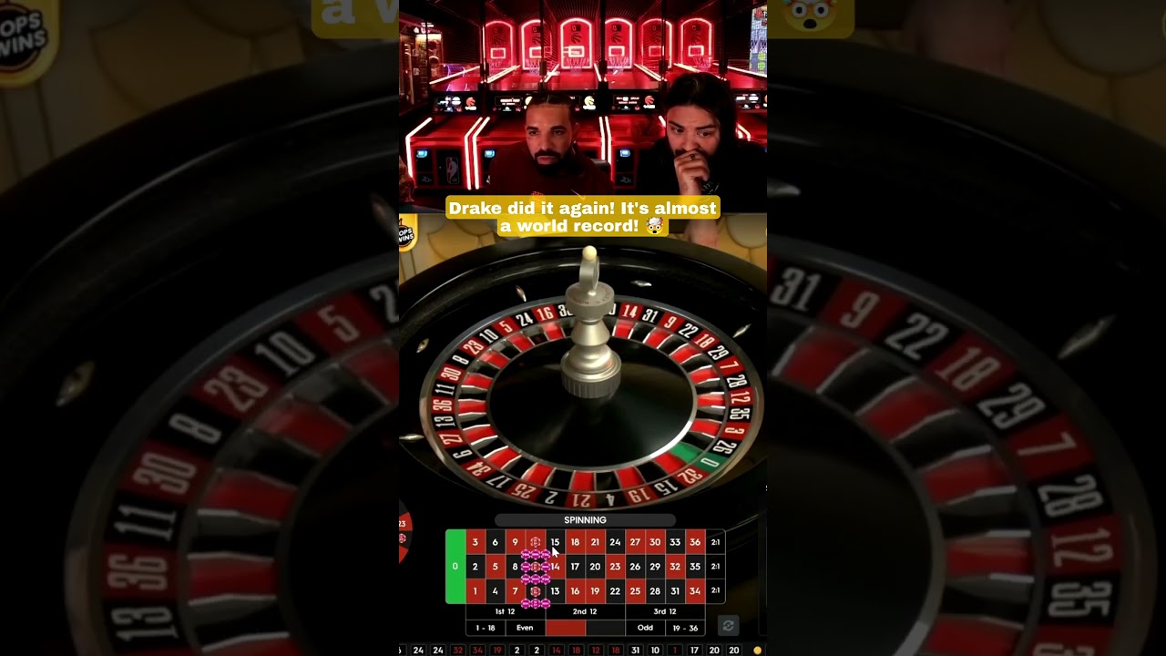 Drake Did it Again! It's Almost a World Record! #drake #roulette #gambling #livecasino #bigwin