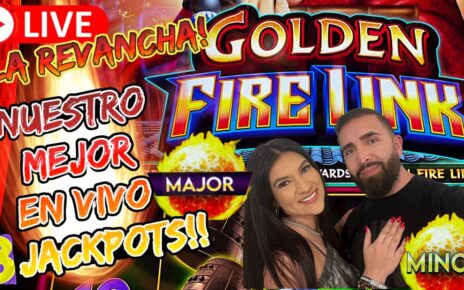 ? EN VIVO 3 JACKPOTS! GANAMOS MÁS SE 00 DOLARES EN EL CASINO!! LA REVANCHA!!