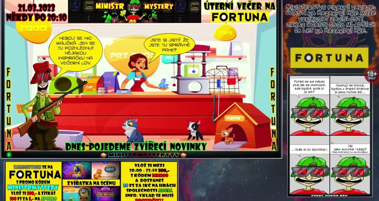 FORTUNA ONLINE CASINO 21.3.2023 • KOMPLETNÍ ZÁZNAM STREAMU FORTUNA ONLINE CASINO 21.3.2023 • KOMPLETNÍ ZÁZNAM STREAMU