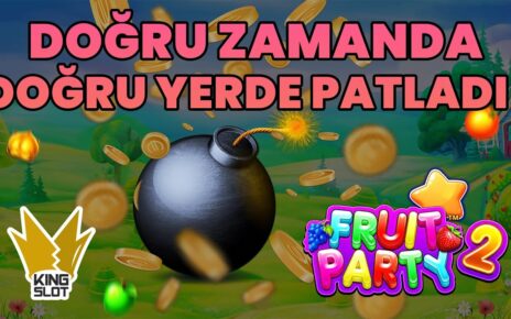 ?#FruitParty2’de 5 Dakikada Kasayı Uçurduk! King Slot #casino#slotvideo#slot#slotoyunları#pragmatic