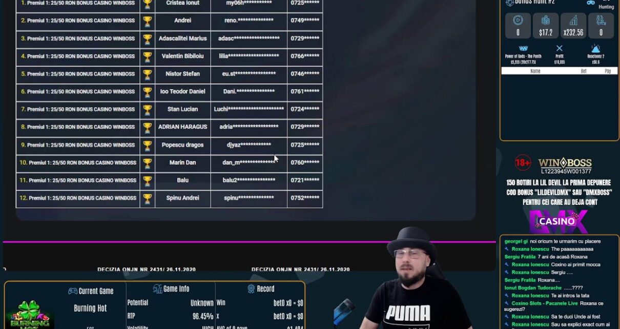 GIVEAWAY EXTRAGEM CASTIGATORII – AI ROTIRI GRATUITE -WINBOSS | GOOD VIBES @ DMX CASINO GIVEAWAY EXTRAGEM CASTIGATORII – AI ROTIRI GRATUITE -WINBOSS | GOOD VIBES @ DMX CASINO