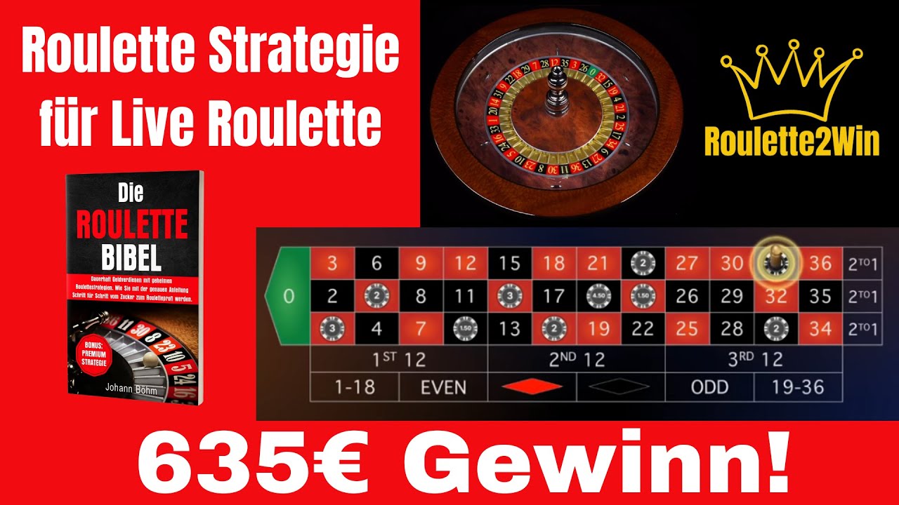 Geldverdienen mit Roulette! Mit Roulettestrategie auf 635€ im online Casino – Live Roulette