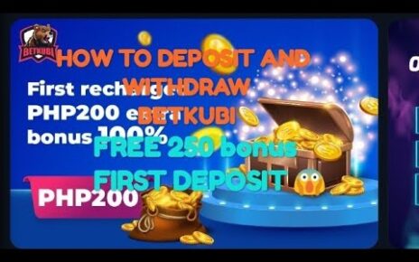 HOW TO DEPOSIT AND WITHDRAW BETKUBI ONLINE CASINO FIRST DEPOSIT 250BUNOS MULA SA BETKUBI ??HOW