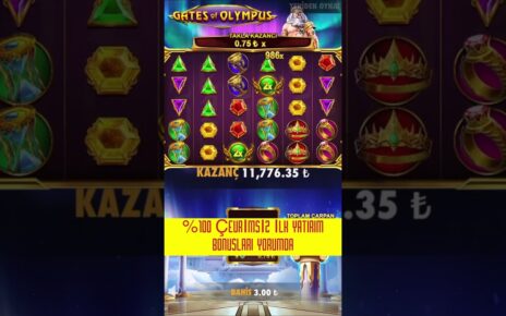 İzlemediğinize Eminim | Gates Of Olympus Mega Win | #casino #slotonline #shorts