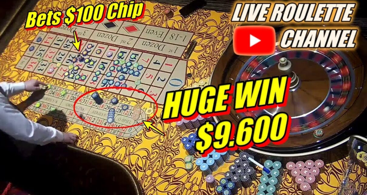 ? LIVE ROULETTE | ? HUGE WIN ?100 Chips Inside Session In Vegas Casino ? Exclusive ✅ 2023-03-16