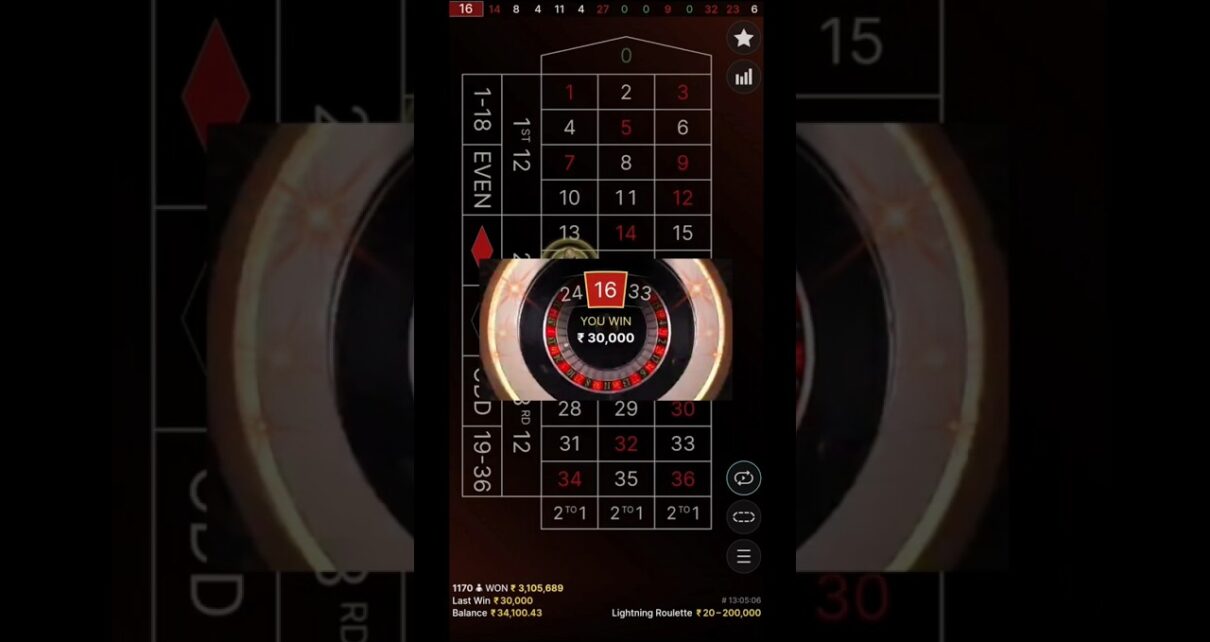 Lightning Roulette 30K turn a profit #roulette #dealer #casino #roulettetips #bigwin