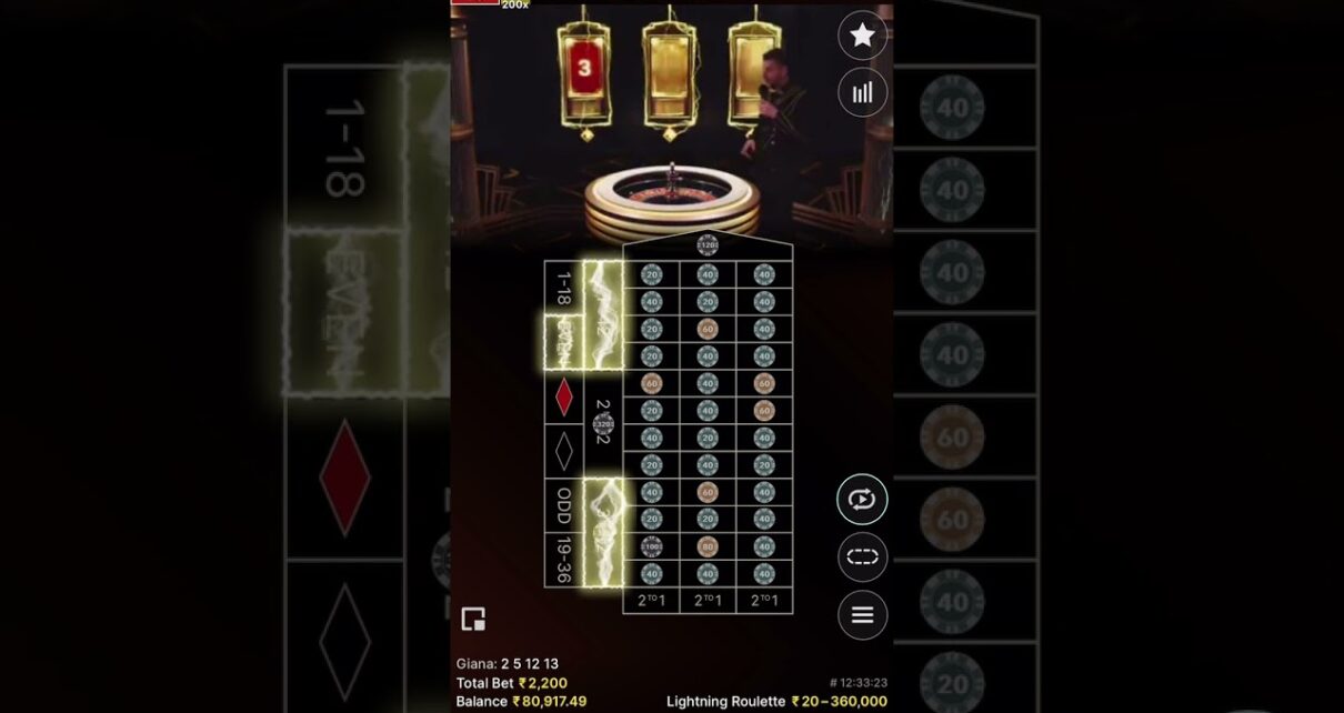 Lightning roulette winning tricks #lightningroulette #casino #onlinecasino #roulette #shorts #daily