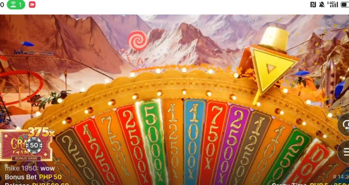 #MY BIGBIG WIN at nowadays IN CRAZY TIME 2500X #ONLINE CASINO#CRAZY TIME 747