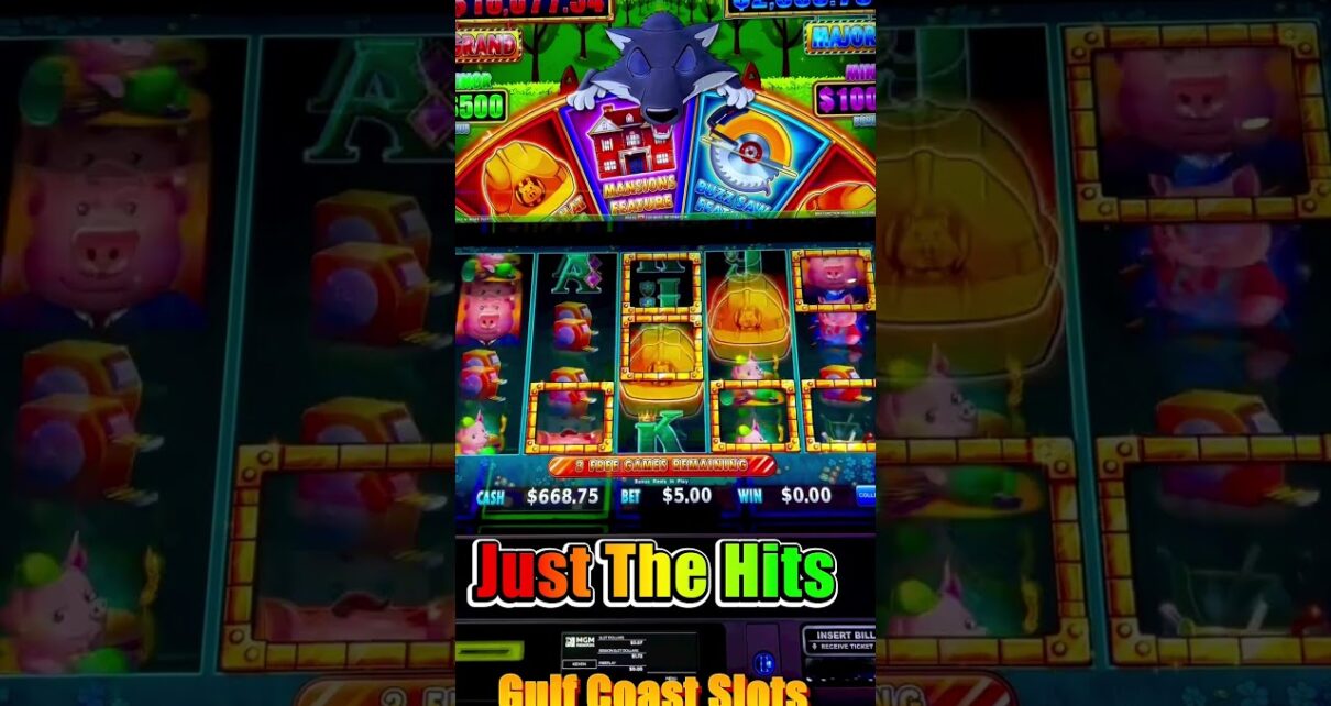Mansion Feature Huff and to a greater extent than Puff Slot