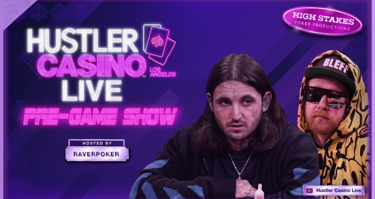 Mikki, Bryce Hall, Tommy Unold & Nick Austin — Hustler Casino Live PRE-GAME demo w/ RaverPoker