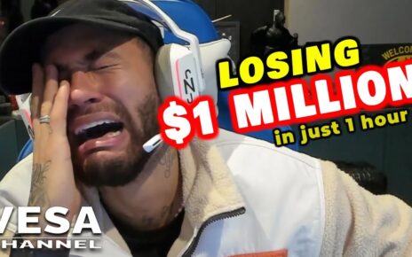 Neymar loses  meg in just 1 hour playing online casino