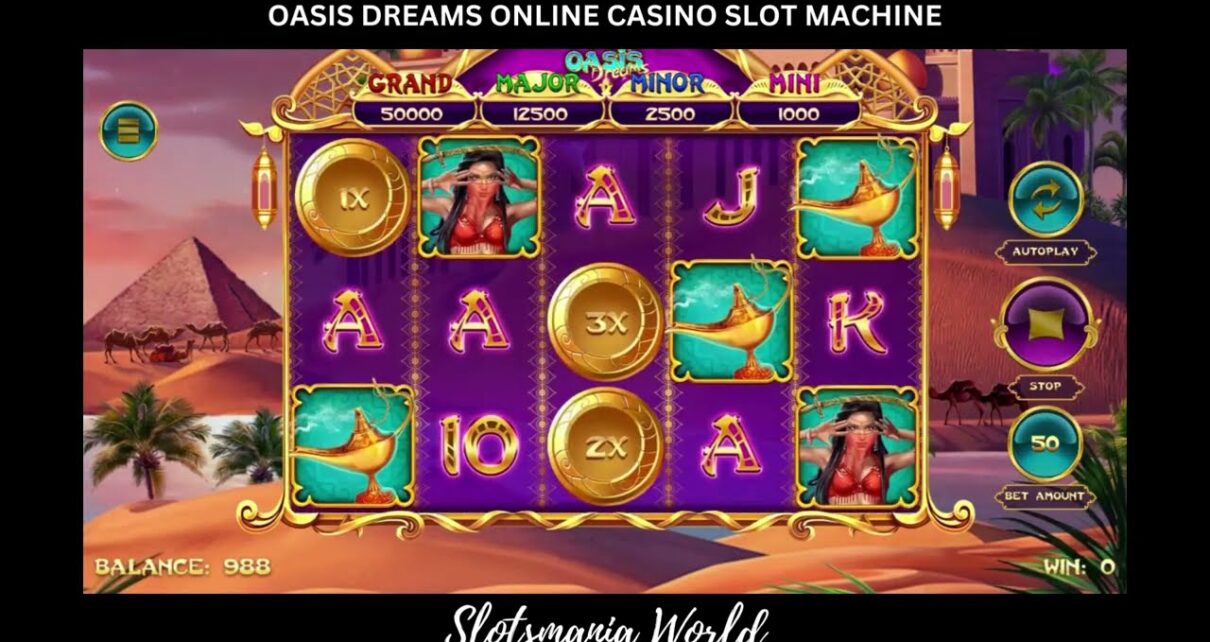 [OASIS DREAMS ONLINE CASINO SLOT MACHINE] Big Win $684 Plus Multiple Wins!