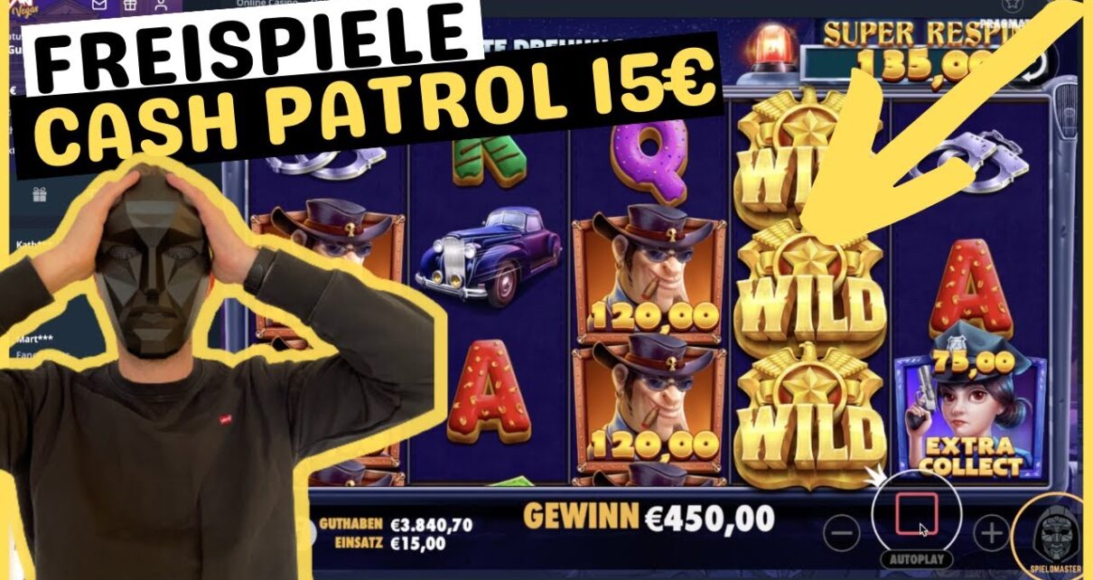 Online Casino Deutsch | Freispiele Cash Patrol auf 15€ + Hits im Basegame
