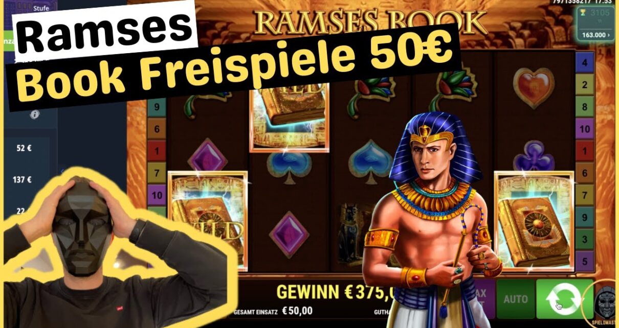 Online Casino Deutsch | Ramses Book Freispiele 2023 auf 20€ und 50€ Freispiele CRAZY ?