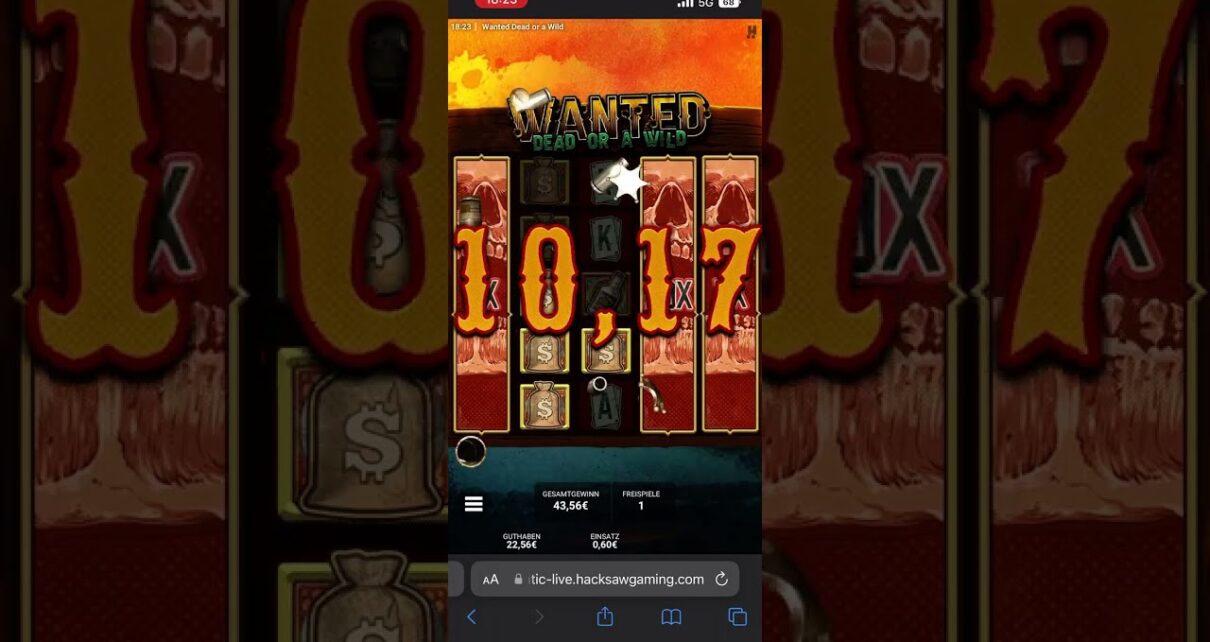 Online Casino – Wanted Dead or a Wild 584€ (60ct)/ Duell im Morgengrauen