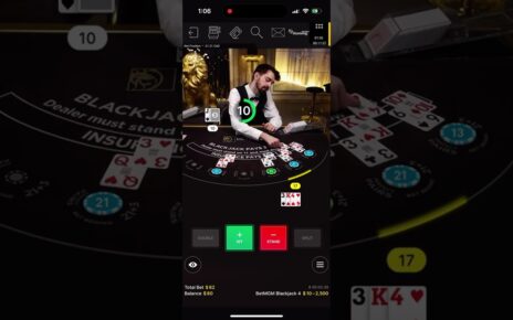 Online casino BLACKJACK. 100$ bet???