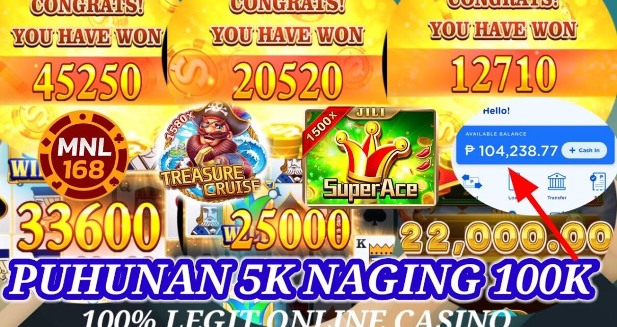 PUHUNAN 5K NAGING 100K SA SUPER ACE JILIGAME | MNL168 #kasino dalam talian #slot dalam talian