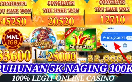 PUHUNAN 5K NAGING 100K SA SUPER ACE JILIGAME | MNL168 #onlinecasino  #onlineslot