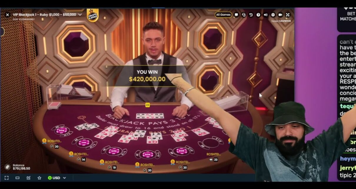 ROSHTEIN BIG Blackjack Session Making Huge turn a profit!! Online Gambling