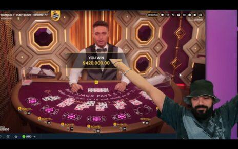 ROSHTEIN BIG Blackjack Session Making Huge turn a profit!! Online Gambling