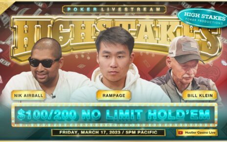 Rampage Plays SUPER HIGH STAKES 0/200/400 w/ Nik Airball, Bill Klein, Mike X & Dentist Dave