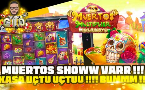 SLOT OYUNLARI ?❌ MUERTOS MULTIPLIER MEGAWAYS ?❌BÖYLE BİR RİSK YOK !!! ?? #slot #slotoyunları #casino