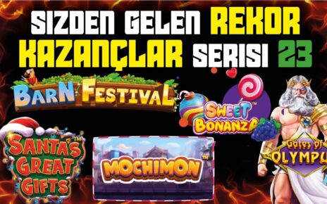 SLOT OYUNLARI | SİZDEN GELENLER 23 | TAKİPÇİLERİMİZİN REKOR KAZANÇLARI BÜYÜK VURGUNLAR #casino #slot