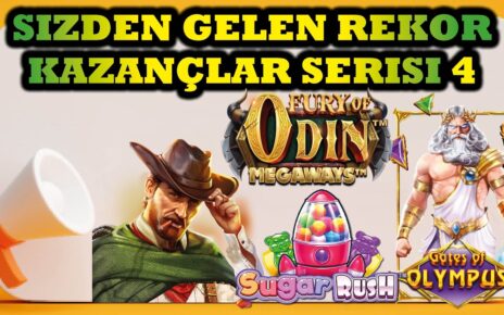 SLOT OYUNLARI SİZDEN GELENLER SERİSİ ? REKOR KAZANÇLAR ?ı