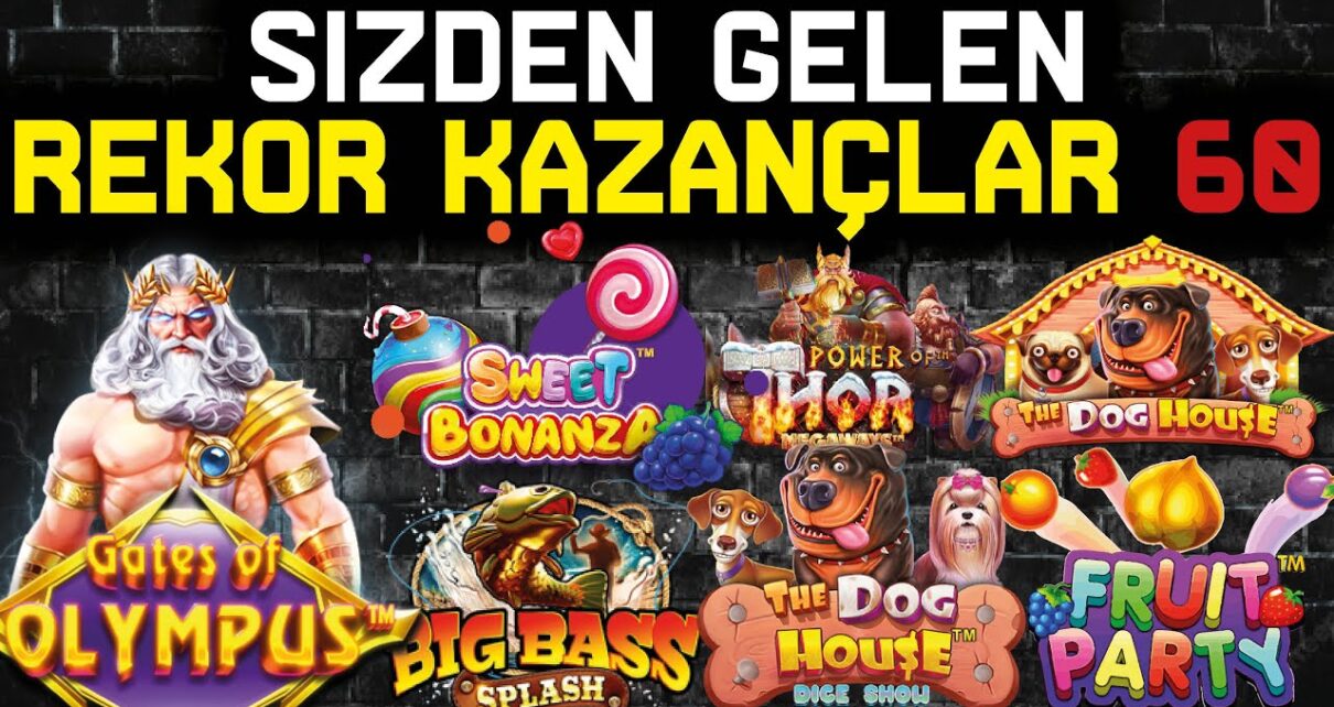 SLOT OYUNLARI ? SİZDEN GELENLER ? SLOT REKOR KAZANÇLAR 60 #slotoyunları #casino #slot