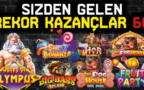 SLOT OYUNLARI ? SİZDEN GELENLER ? SLOT REKOR KAZANÇLAR 60 #slotoyunları #casino #slot