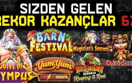 SLOT OYUNLARI ? SİZDEN GELENLER ? SLOT REKOR KAZANÇLAR 67 #slot #slotoyunları #casino