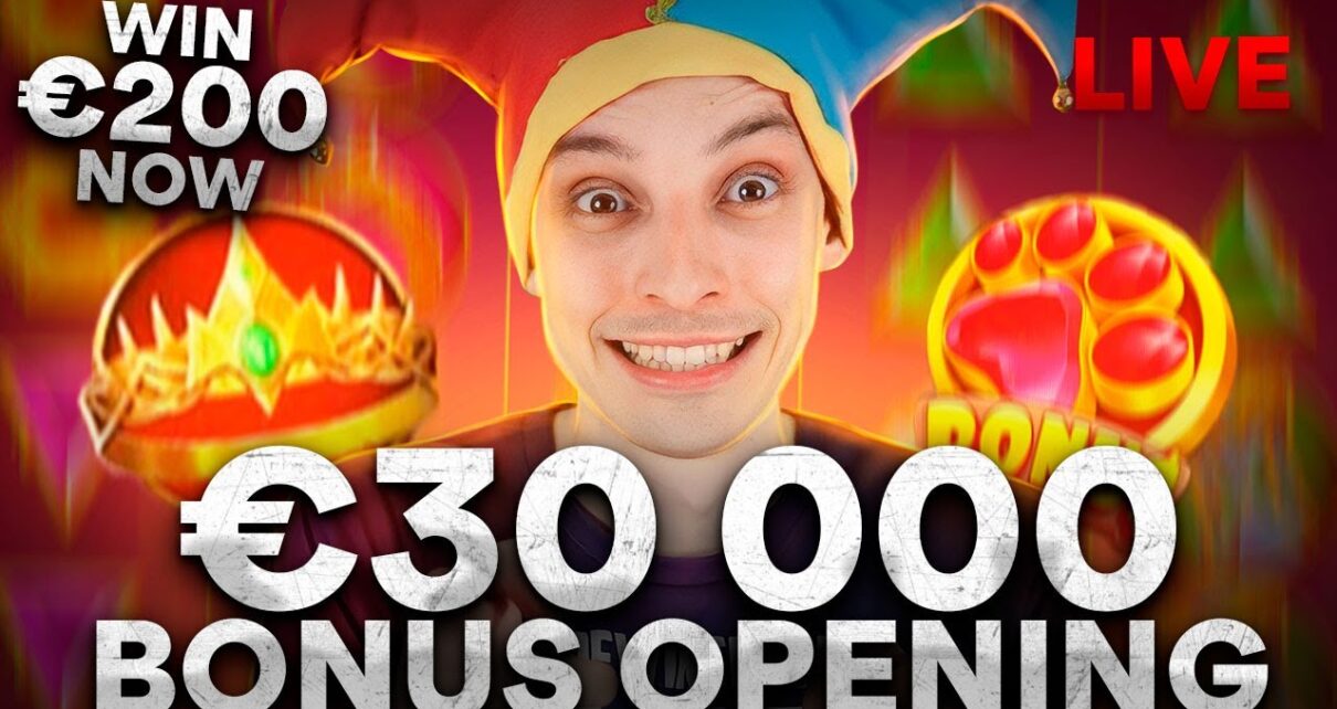 SLOTS LIVE ? €30 000 BONUS OPENING! Casino Stream Big Wins with mrBigSpin