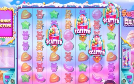 SUGAR RUSH BONUS BUY ONLINE CASINO – got 4 scatters and hit big symbols