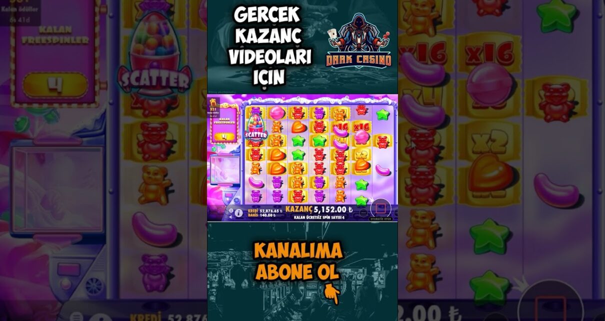 SUGAR RUSH ? GÜZEL KOMBOLAR GÜZEL ÖDEME ? #slotoyunları #sugarrush  #slot #casino