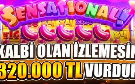 SUGAR RUSH | KASA 1000 TL’DEN DÖNDÜ SON TURLAR AKIL ALMAZ ÖDEME ALDIK 320.000 TL VURDUK | Big Win