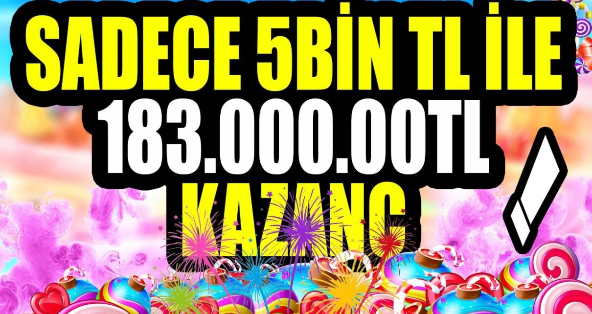 Sadece 5.000₺ ile 183.000.00₺ Kazanç #sweet #sweetbonanza