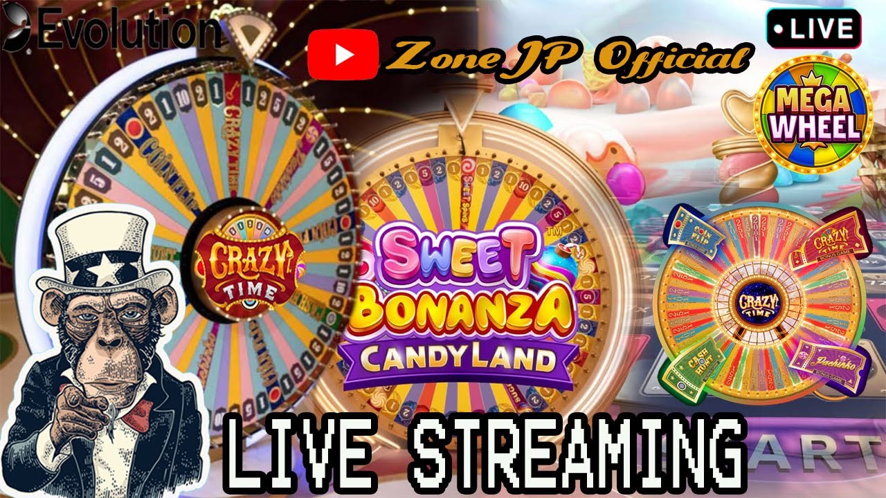 Spin Gamling Hari ini|| Crazy Time - MEGA WHEEL|| LIVE CASINO Pragmatic - Evolution  Part132 #sound