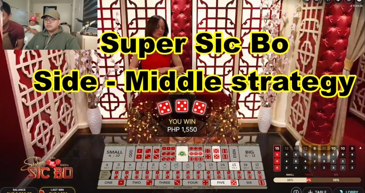 Super Sic Bo – Side/Middle strategy! #supersicbo #sicbo #gcashgiveways #onlinecasino #crazytime