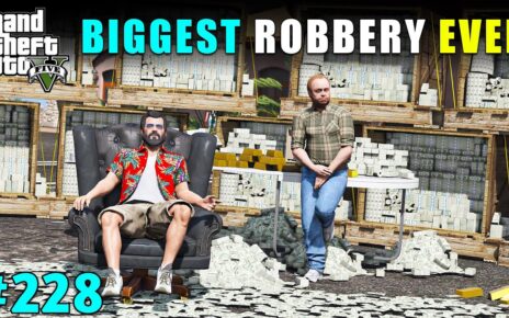 THE BIGGEST DIAMOND CASINO ROBBERY HEIST EVER | GTA V GAMEPLAY #228