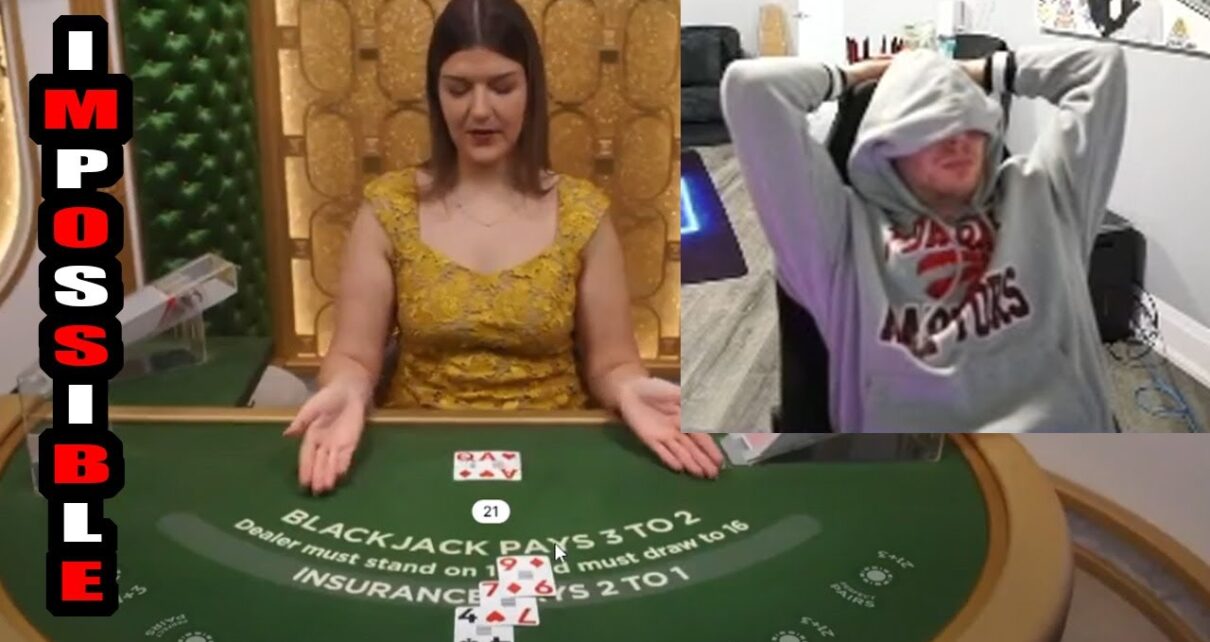 The Most IMPOSSIBLE BlackJack Session Ever !!