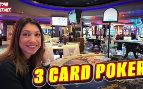 ? Three Card Poker at vii Feathers Casino #3cardpoker #casino #poker