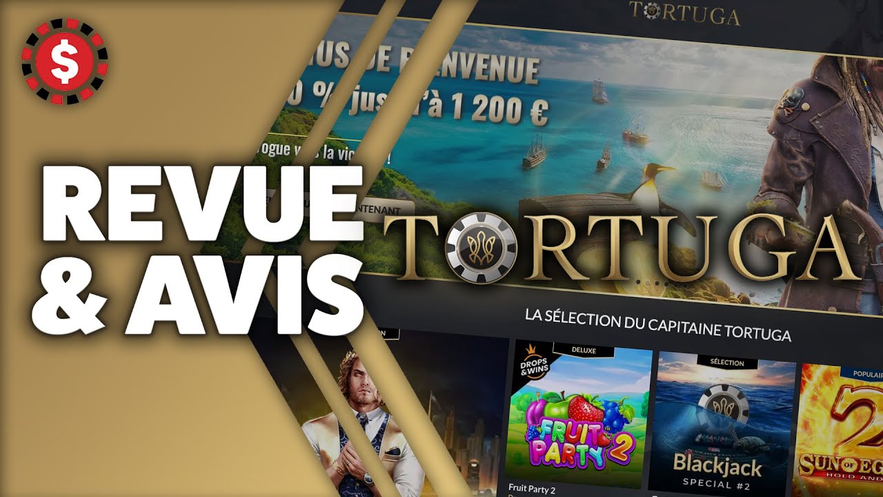 Tortuga Casino ?‍☠️ Revue et Avis casino en ligne ? (+350 free spins bonus exclusif)