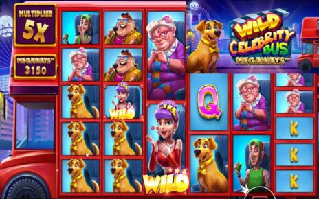 Wild Celebrity Bus Megaways BRAND NEW GAME – BONUS BUY ONLINE CASINO – BIG WIN 8 SPINS