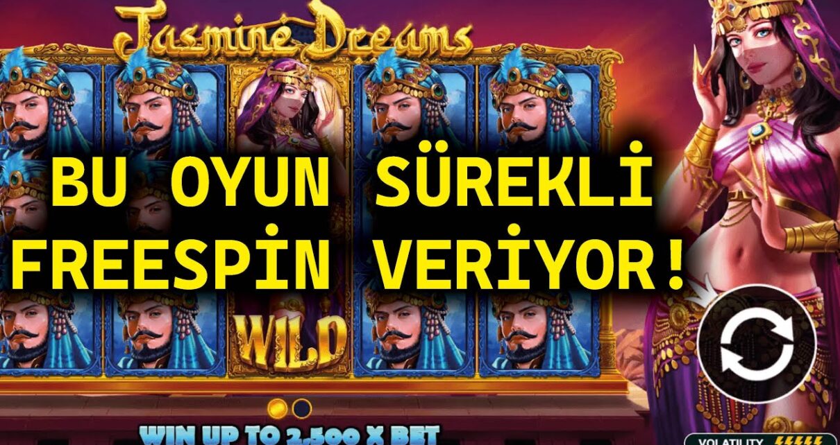 YENİ SLOT OYUNU JASMINE DREAMS | BU OYUN SÜREKLİ FREESPIN VERİYOR #slot #casino #slotoyunları