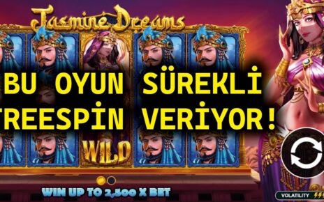 YENİ SLOT OYUNU JASMINE DREAMS | BU OYUN SÜREKLİ FREESPIN VERİYOR #slot #casino #slotoyunları