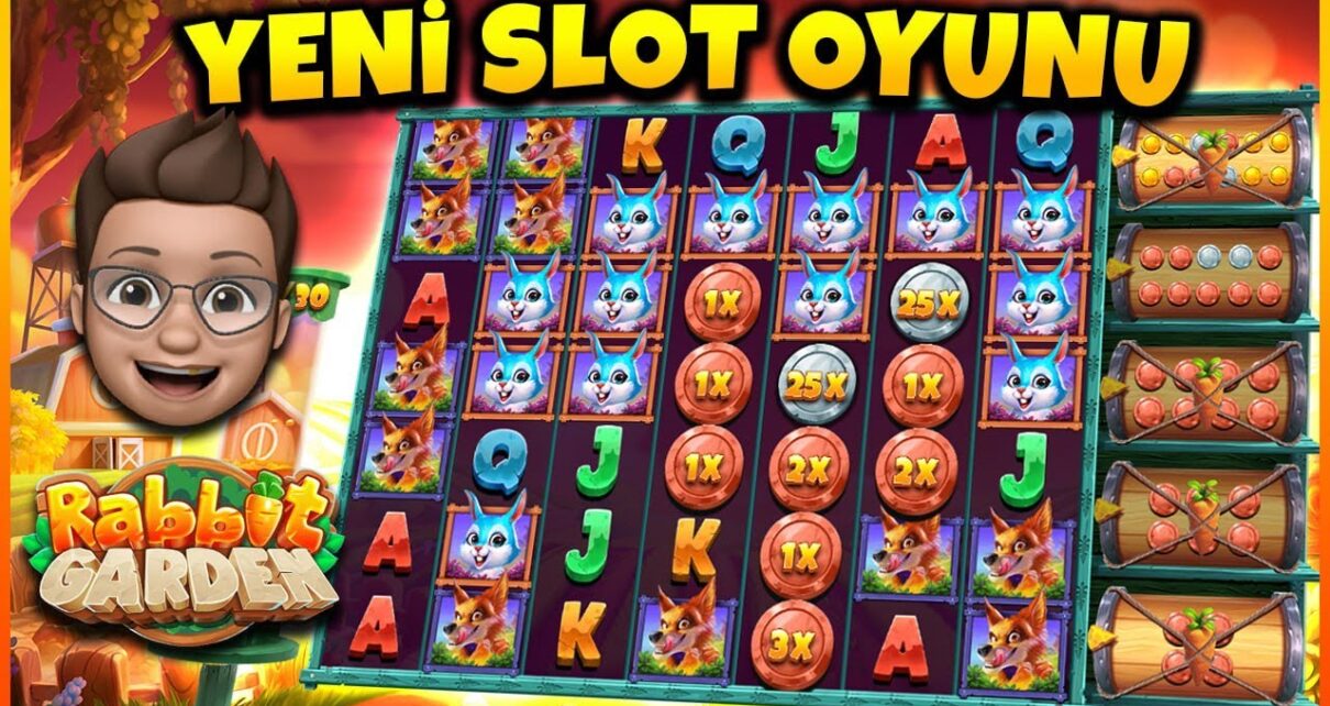YENİ SLOT OYUNU ??  RABBİT GARDEN ?? HAVUÇ TARLASINDA MIYIZ ? ?ı
