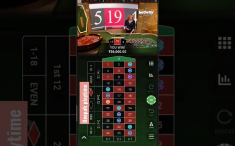 huge win in roulette tricks #gambling #roulette #casino #moneyisnothing #gamblinginindia #big #win