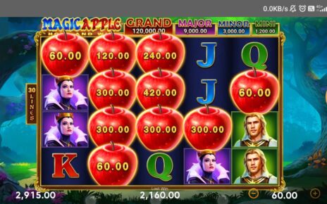 online casino game magic apple jackpot winning