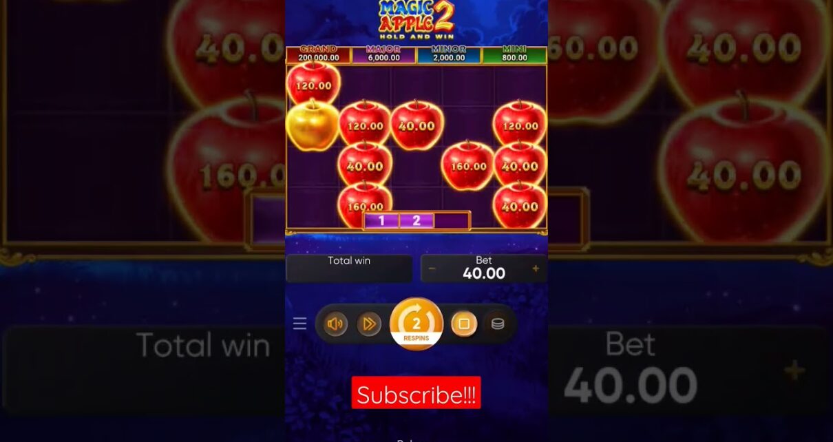 online casino jackpot winning magic apple