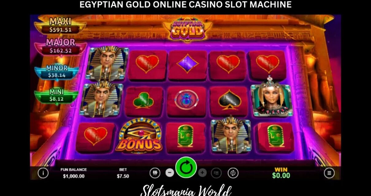 [EGYPTIAN GOLD ONLINE CASINO SLOT MACHINE] BIG WIN $101.58! Plus Multiple Wins and Bonus Rounds! ???